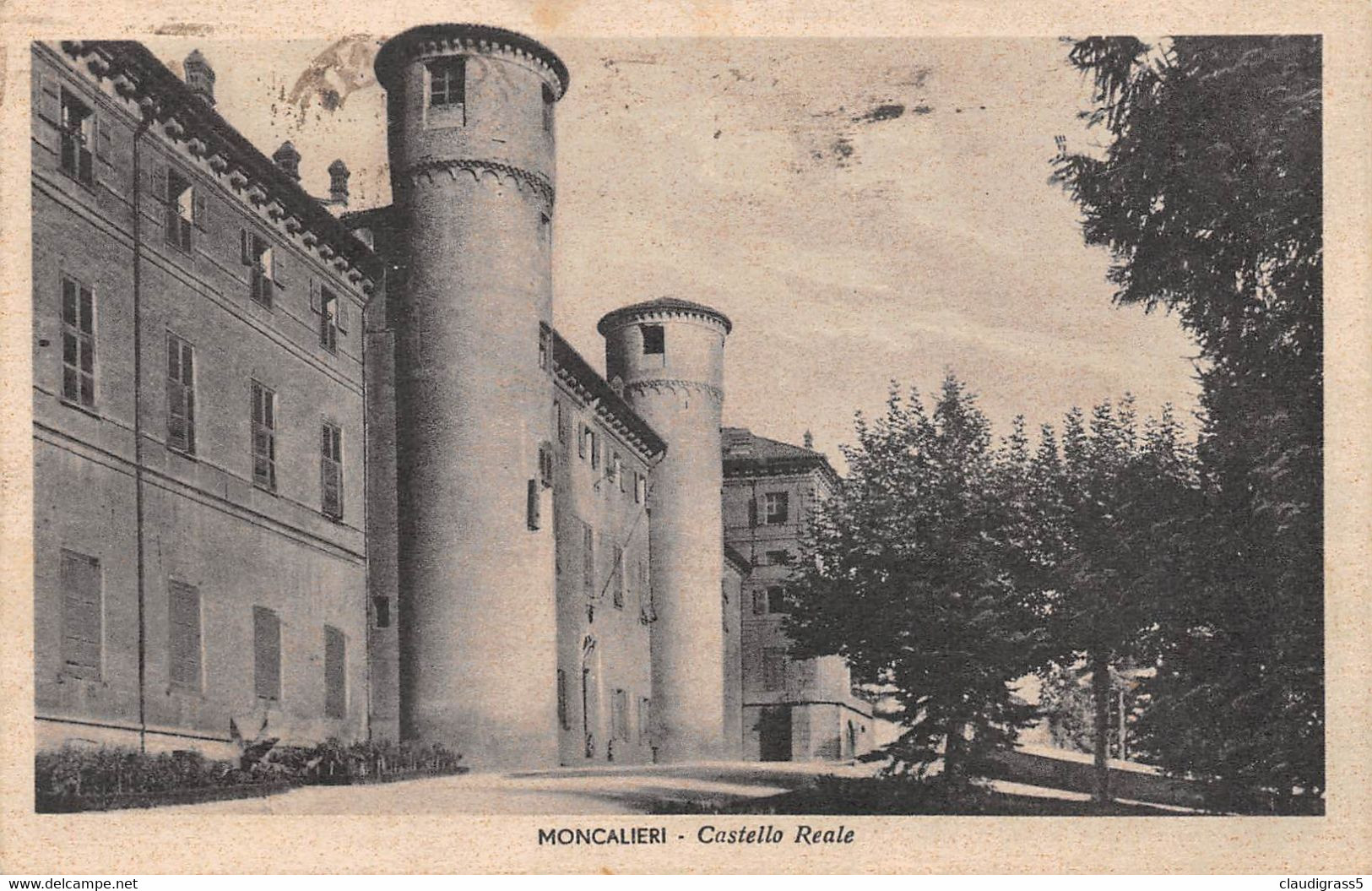 2249" MONCALIERI(TORINO) CASTELLO REALE" ANNO 1943 - Moncalieri