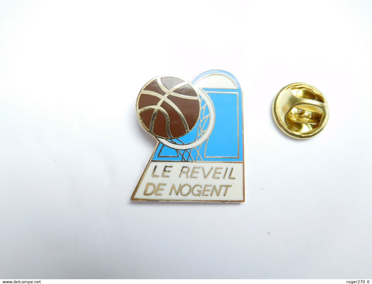 Beau Pin's Pins En EGF , Basket , Le Réveil De Nogent , Nogent Sur Marne - Basketball