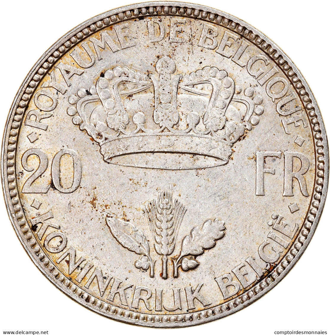 Monnaie, Belgique, Leopold III, 20 Francs, 20 Frank, 1935, Bruxelles, TTB - 20 Francs