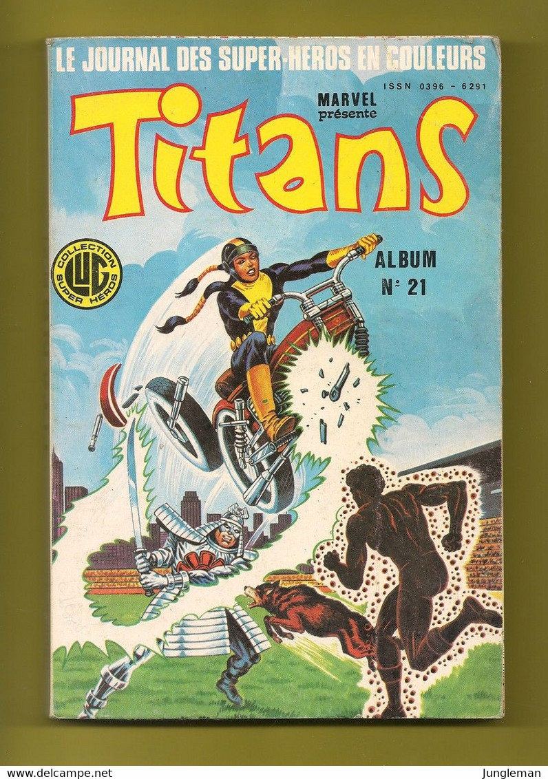 Titans - Album Relié Recueil N° 21 - Editions Lug à Lyon - Avec Les Numéros 61, 62 Et 63 - Octobre 1984 - Lug & Semic