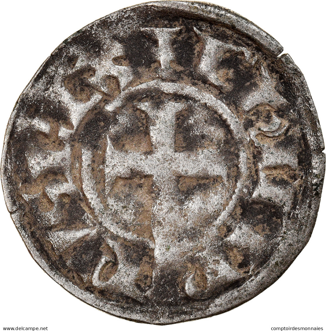 Monnaie, France, Philippe IV Le Bel, Bourgeois Simple, 1311, TB+, Billon - 1285-1314 Philipp IV Der Schöne