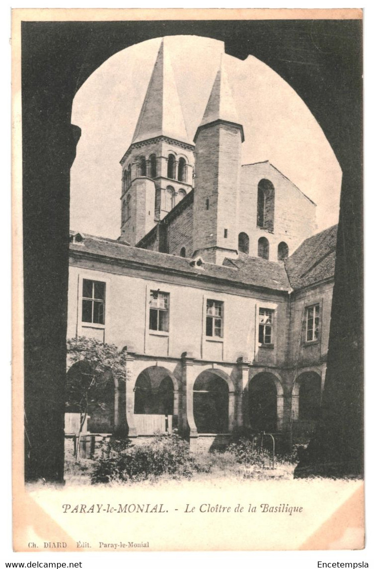 CPA - Carte Postale France-  Paray Le Monial  Le Cloître De La Basilique   VM34759i - Paray Le Monial