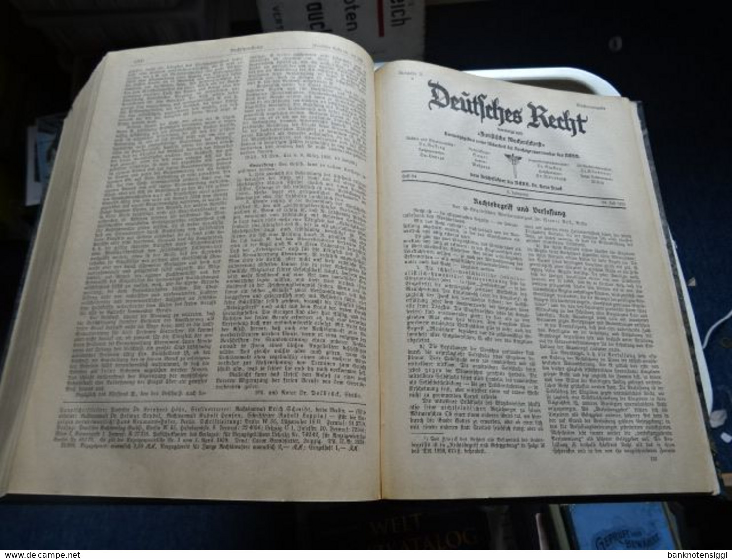 Buch "Deutsches Recht vereinigt mit Juristische Wochenschrift " 1939 Band 1