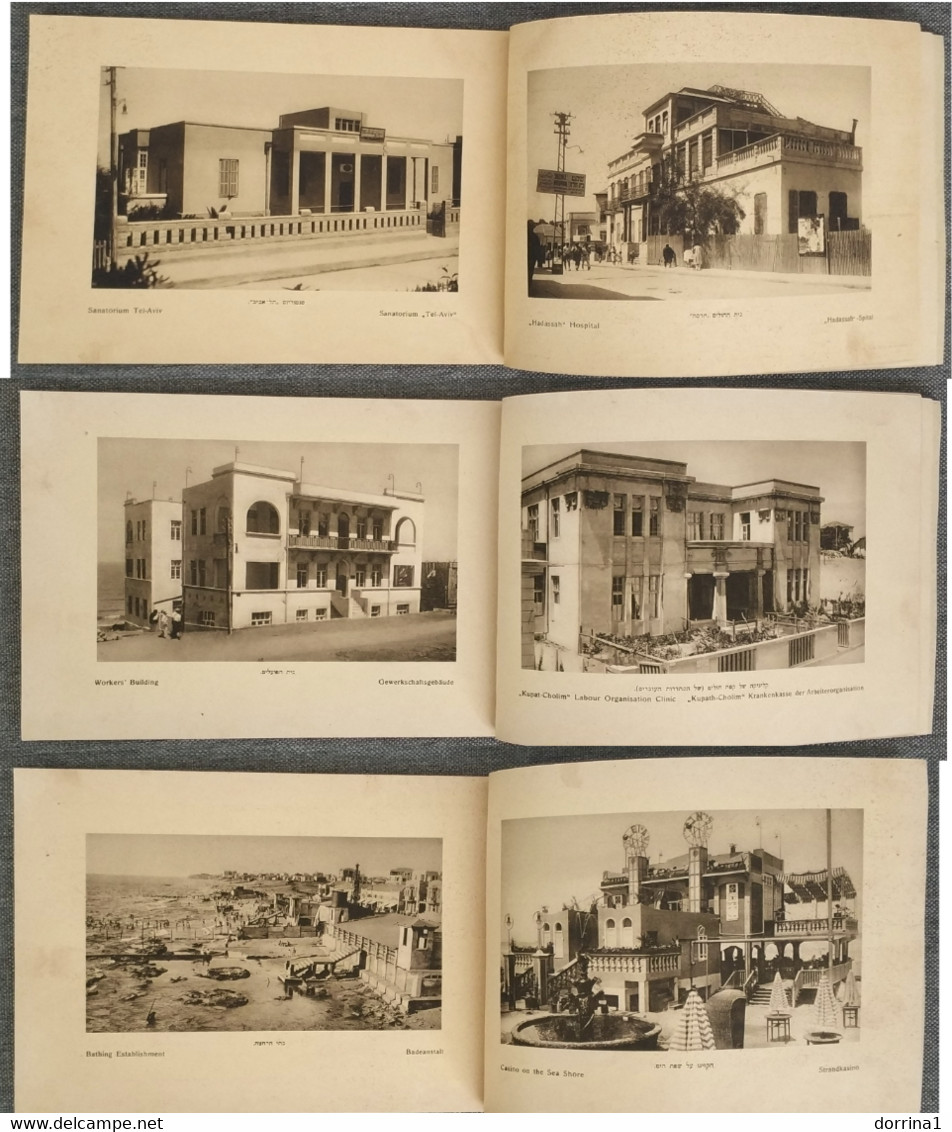 TEL AVIV Book 20s - 42 Photos By Soskin - Book Size 15.5x21.5 Israel Palestine Judaica Jewish - This Is A Book - Livres Anciens