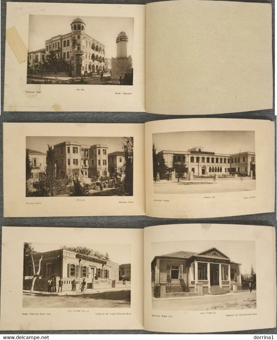 TEL AVIV Book 20s - 42 Photos By Soskin - Book Size 15.5x21.5 Israel Palestine Judaica Jewish - This Is A Book - Livres Anciens