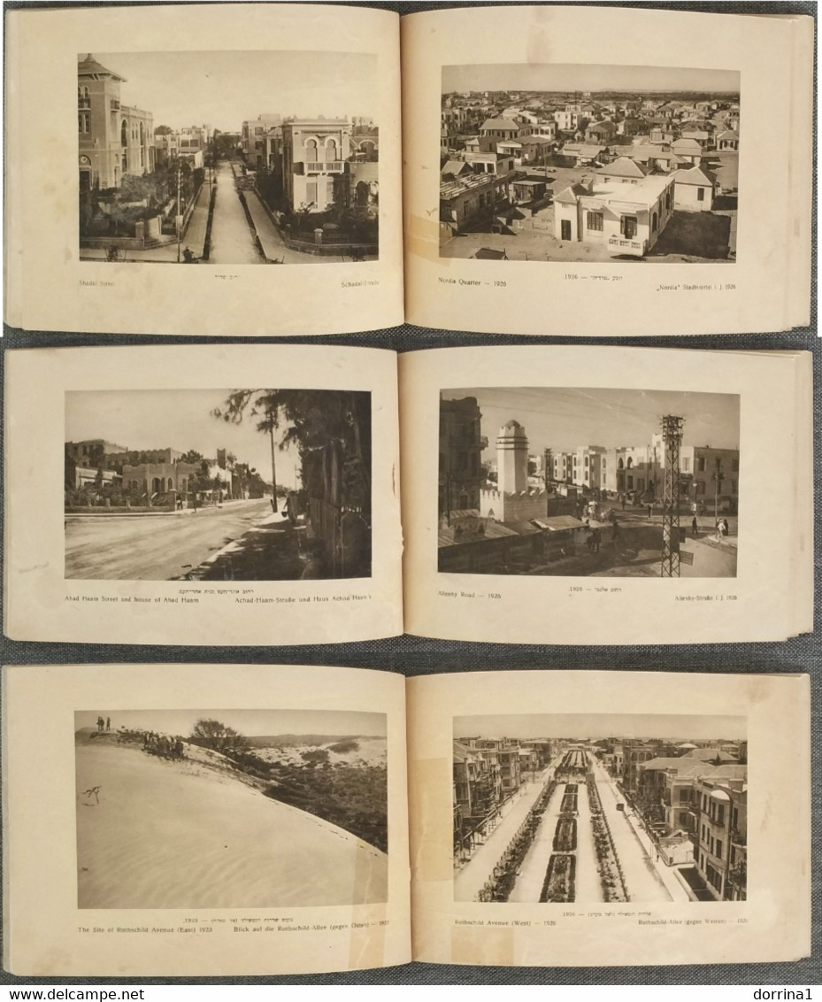 TEL AVIV Book 20s - 42 Photos by Soskin - Book size 15.5x21.5 Israel Palestine judaica jewish - this is a book