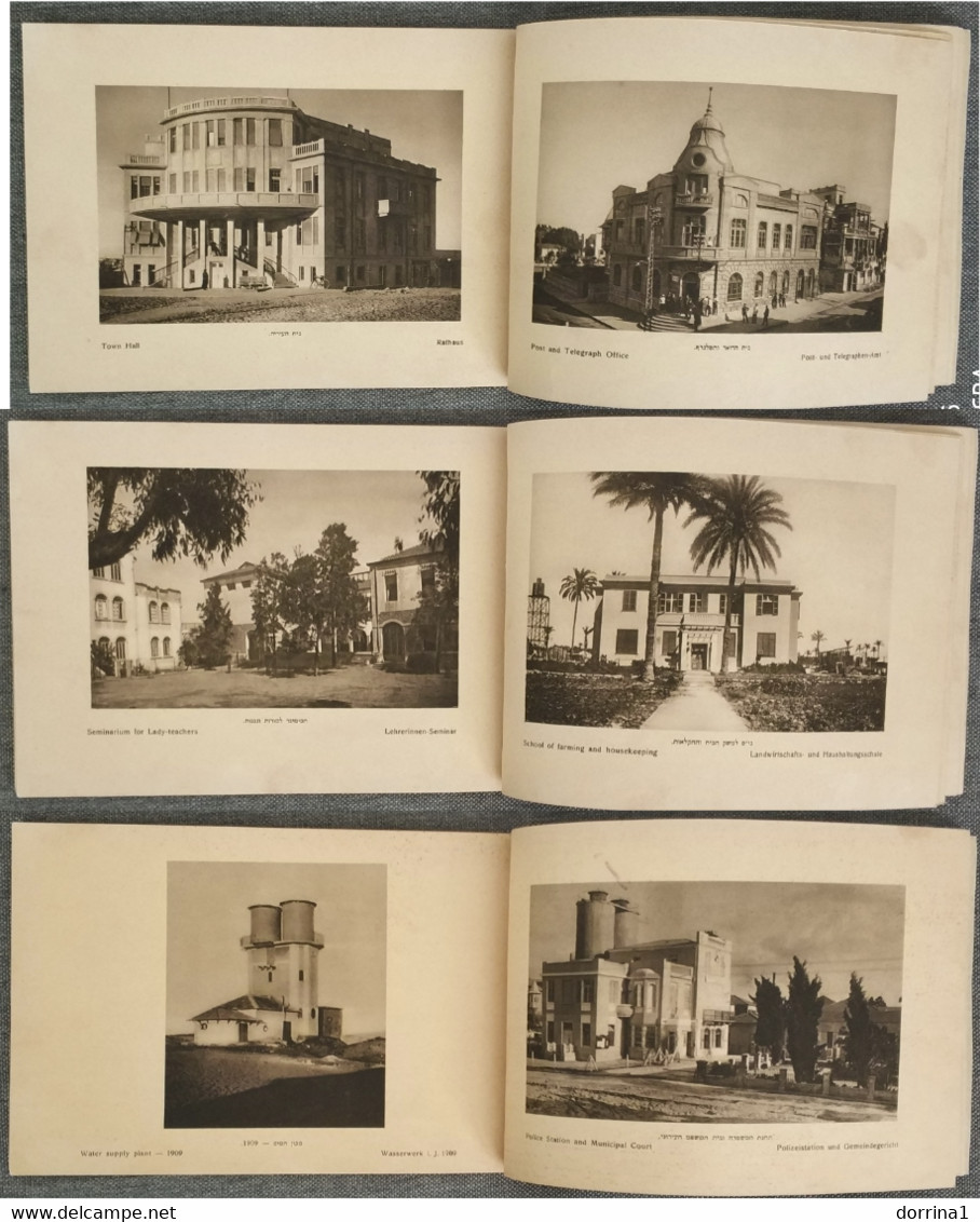 TEL AVIV Book 20s - 42 Photos by Soskin - Book size 15.5x21.5 Israel Palestine judaica jewish - this is a book
