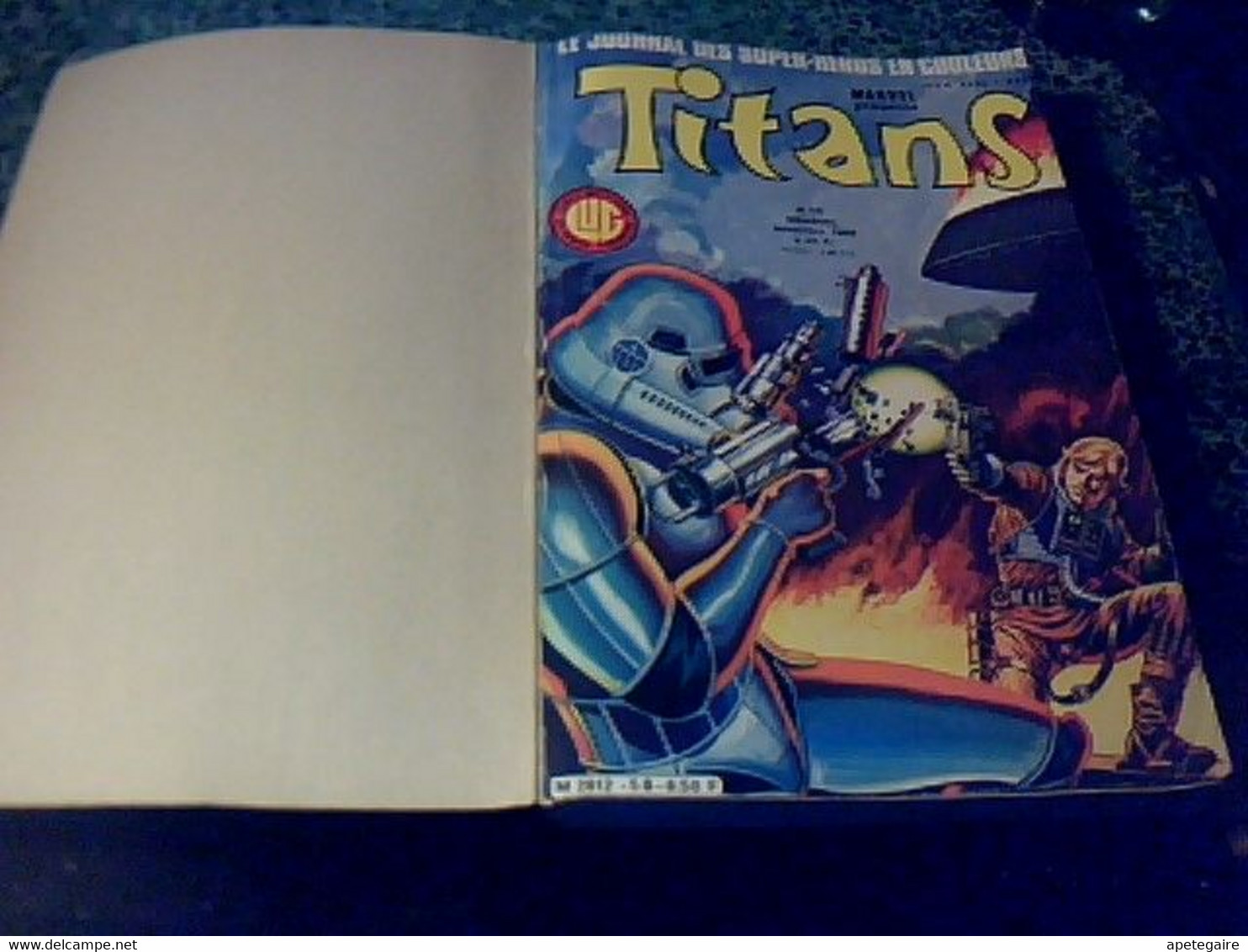 BD Titans 1983 Collector Album N° 20 Comprenant 3 Bd  N° 58, 59, 60  La Guerre Des  étoiles,les Nouveaux Mutants Etc.... - Titans