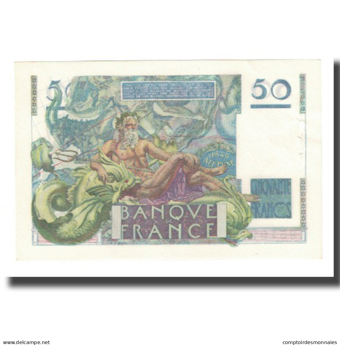 France, 50 Francs, Le Verrier, 1947, P. Rousseau And R. Favre-Gilly, 1947-06-12 - 50 F 1946-1951 ''Le Verrier''