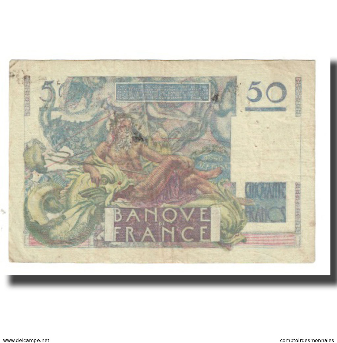 France, 50 Francs, Le Verrier, 1950, P. Rousseau And R. Favre-Gilly, 1950-03-02 - 50 F 1946-1951 ''Le Verrier''