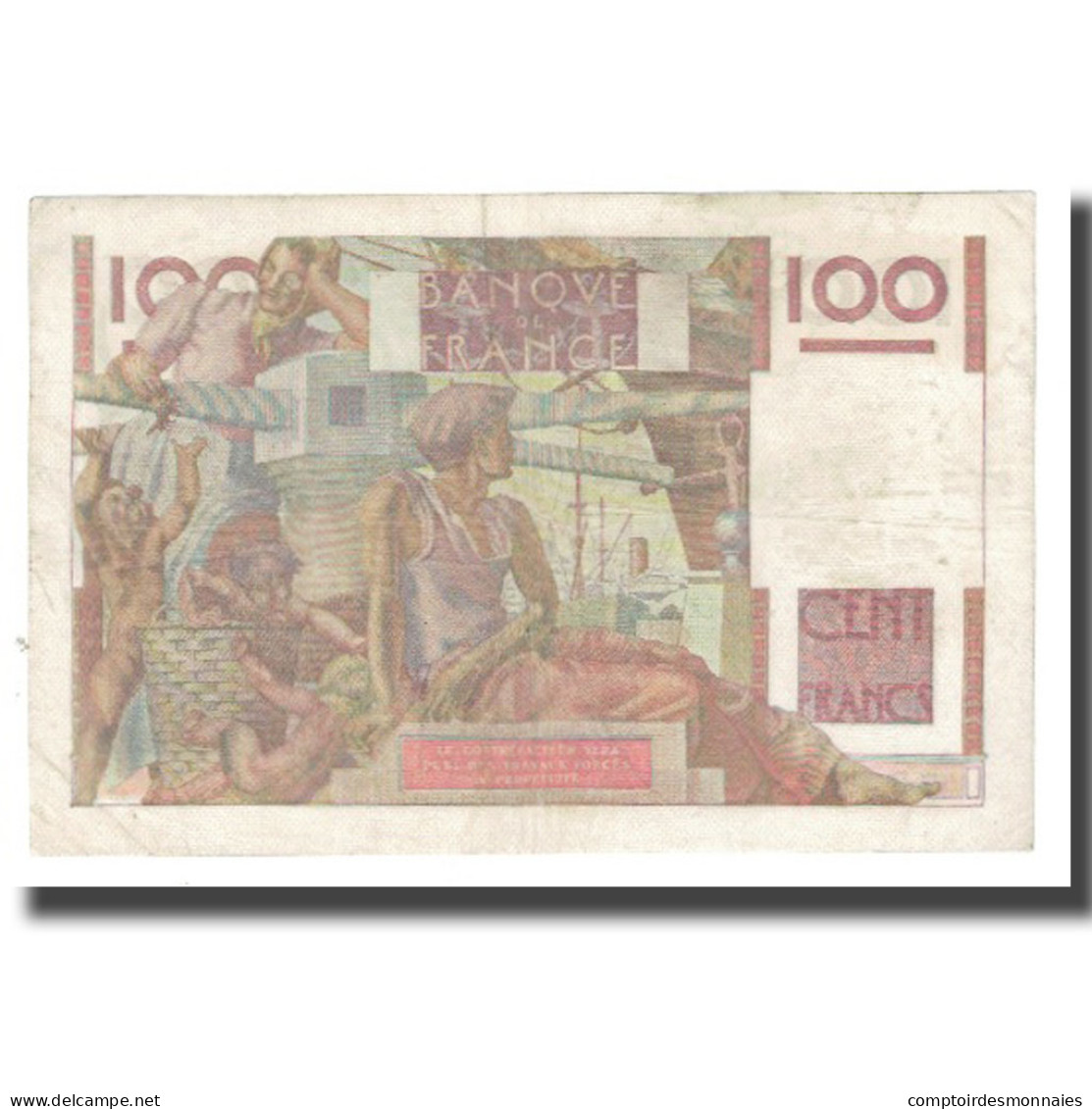 France, 100 Francs, Jeune Paysan, 1953, D AMBRIERES, GARGAM, 1953-08-06, TTB - 100 F 1945-1954 ''Jeune Paysan''