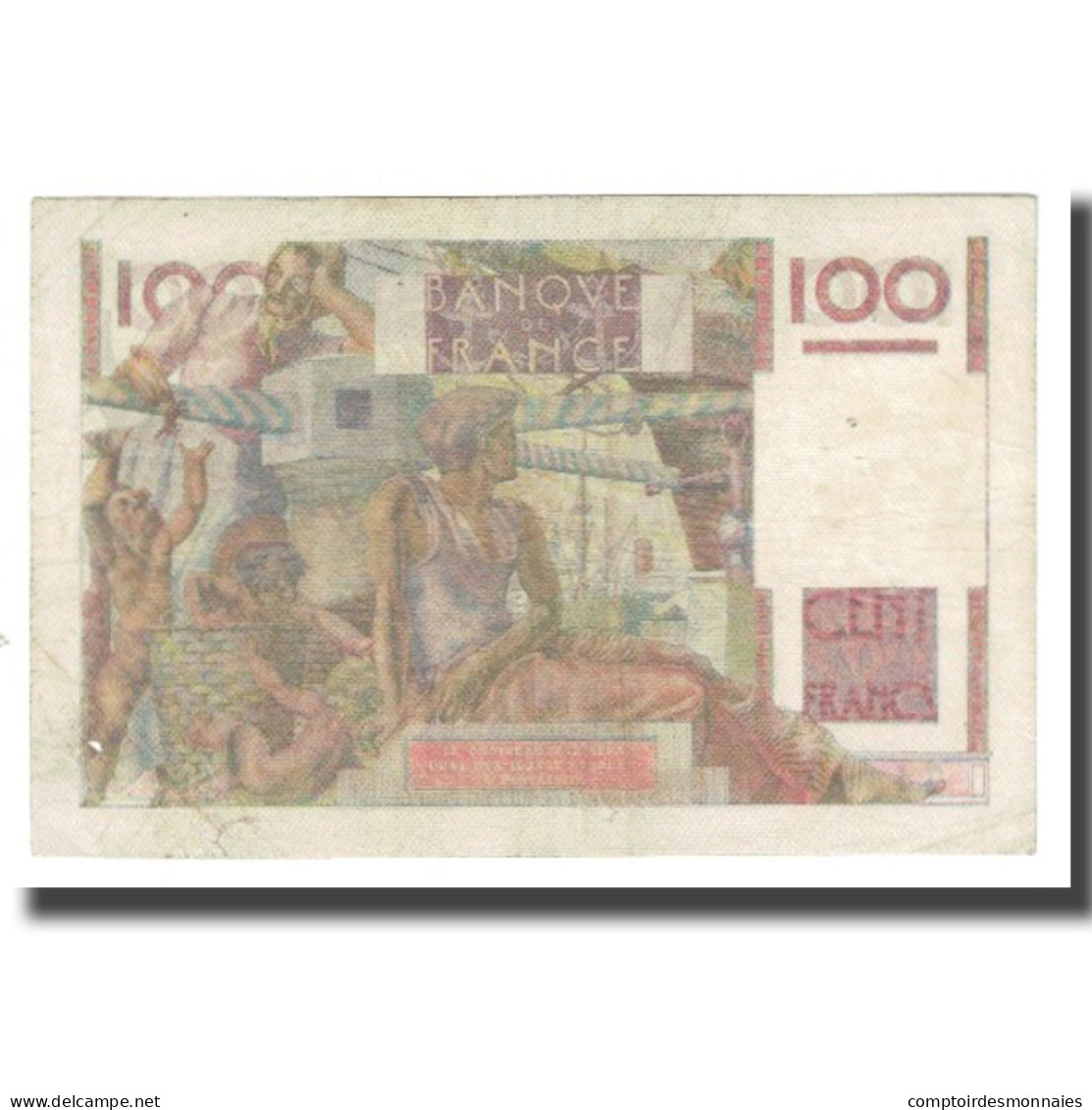 France, 100 Francs, Jeune Paysan, 1954, D AMBRIERES, GARGAM, 1954-03-04, TB+ - 100 F 1945-1954 ''Jeune Paysan''