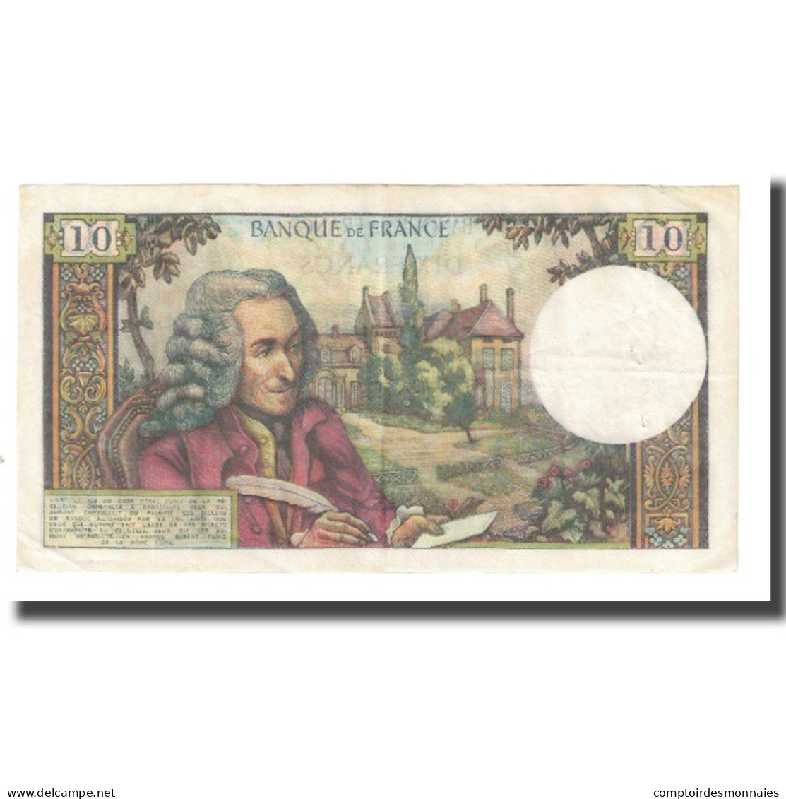 France, 10 Francs, Voltaire, 1964, R.Tondu-G.Bouchet-H.Morant, 1964-06-04, SUP - 10 F 1963-1973 ''Voltaire''