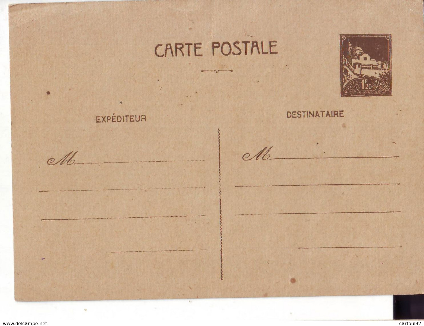 4  C  Entier Postal D'Algérie - Lettres & Documents