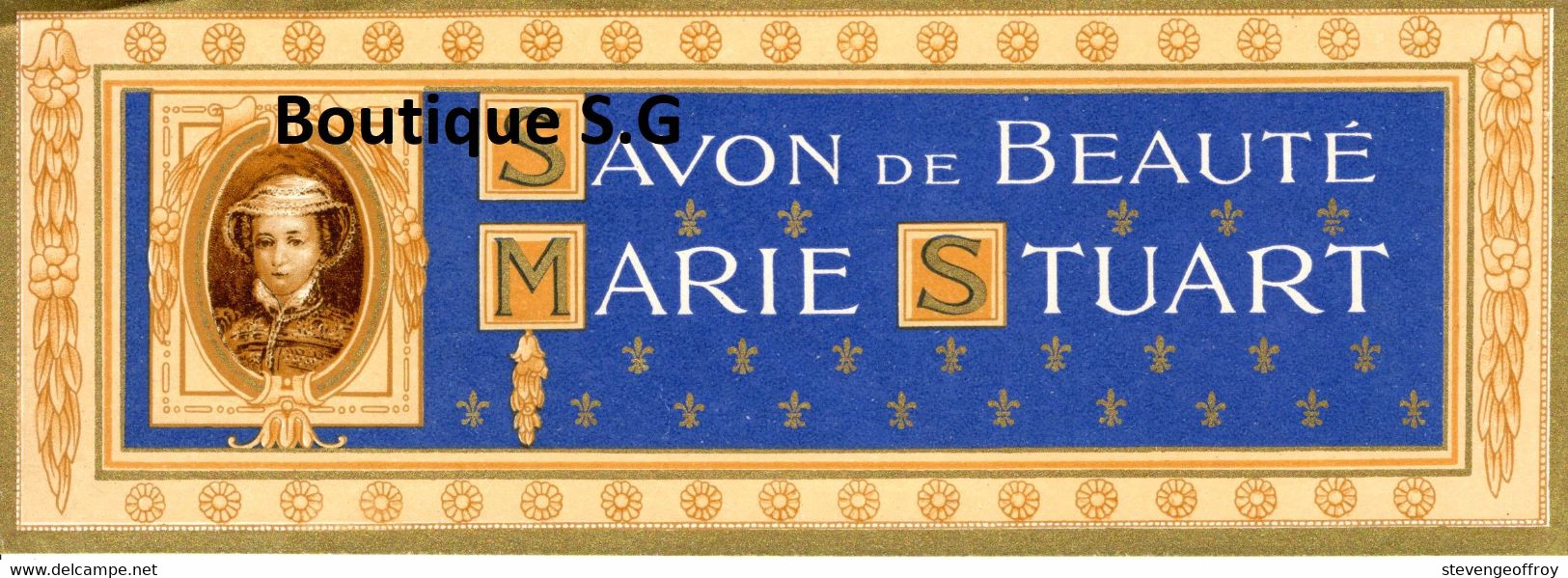 Etiquettes Savon De Beaute Marie Stuart - Etichette