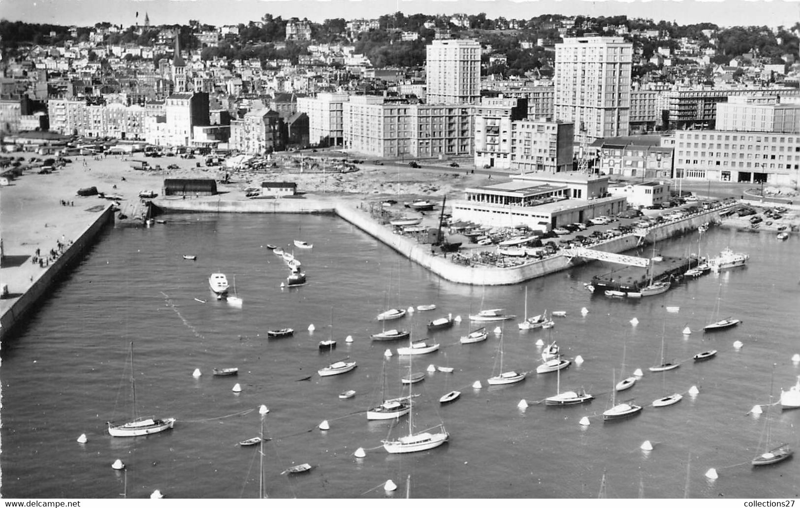 76-LE-HAVRE- VUE AERIENNE SUR LE PORT DES YACHTS ET LA PORTE OCEANE - Haven