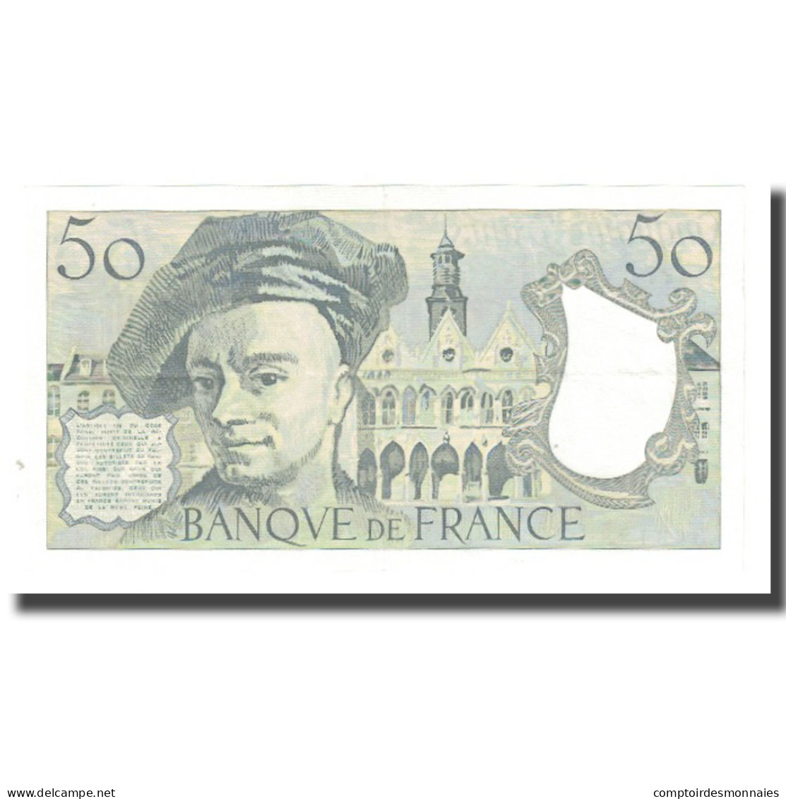 France, 50 Francs, Quentin De La Tour, 1985, STROHL TRONCHE DENTAUD, SPL - 50 F 1976-1992 ''quentin De La Tour''