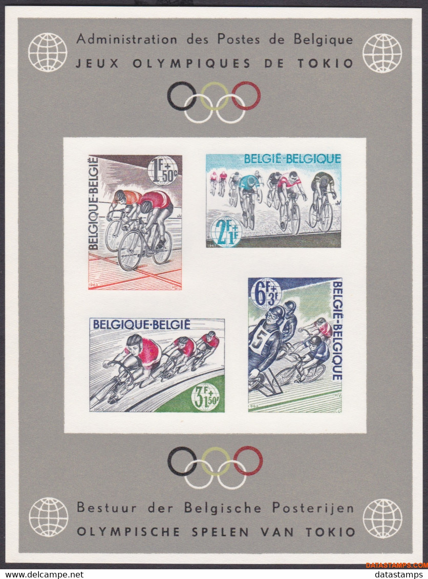 België 1963 - OBP:LX 41, Luxevel - XX - Cycle Racing - Feuillets De Luxe [LX]