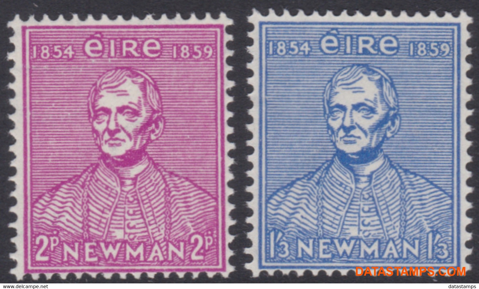 Ierland 1954 - Mi:122/123, Yv:124/124, Stamp - XX - Catholic University - Ongebruikt