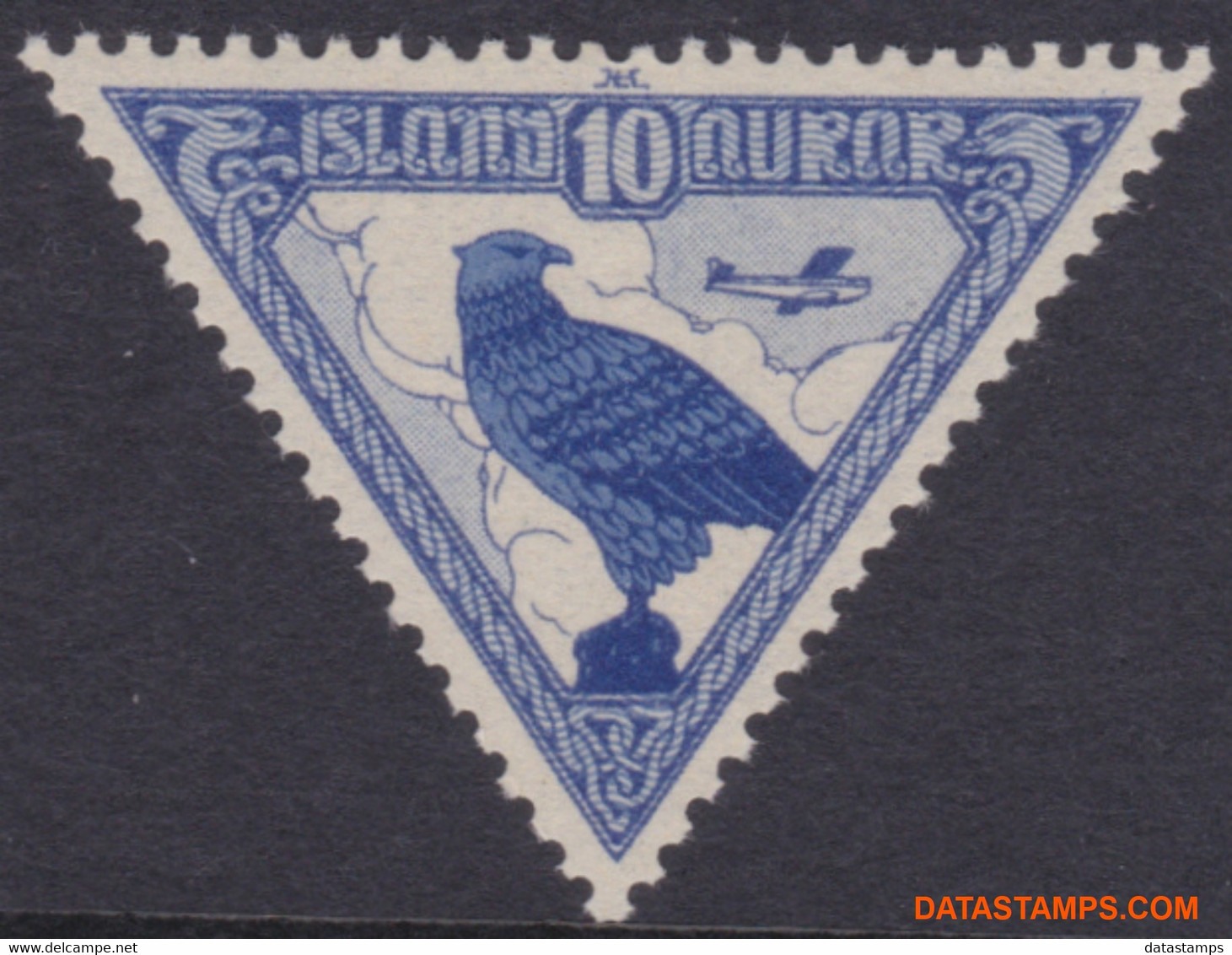 Ijsland 1930 - Mi:140, Yv:PA 3, Airmail Stamps - XX - Parliament - Poste Aérienne