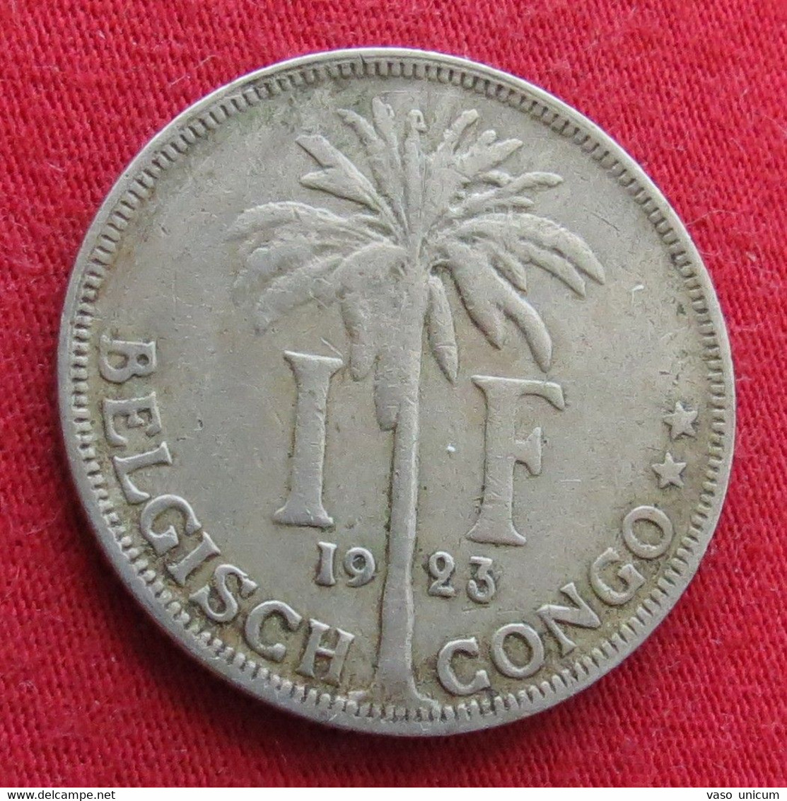 Congo Belgian 1 Franc 1923  Belgish  * * - Autres & Non Classés