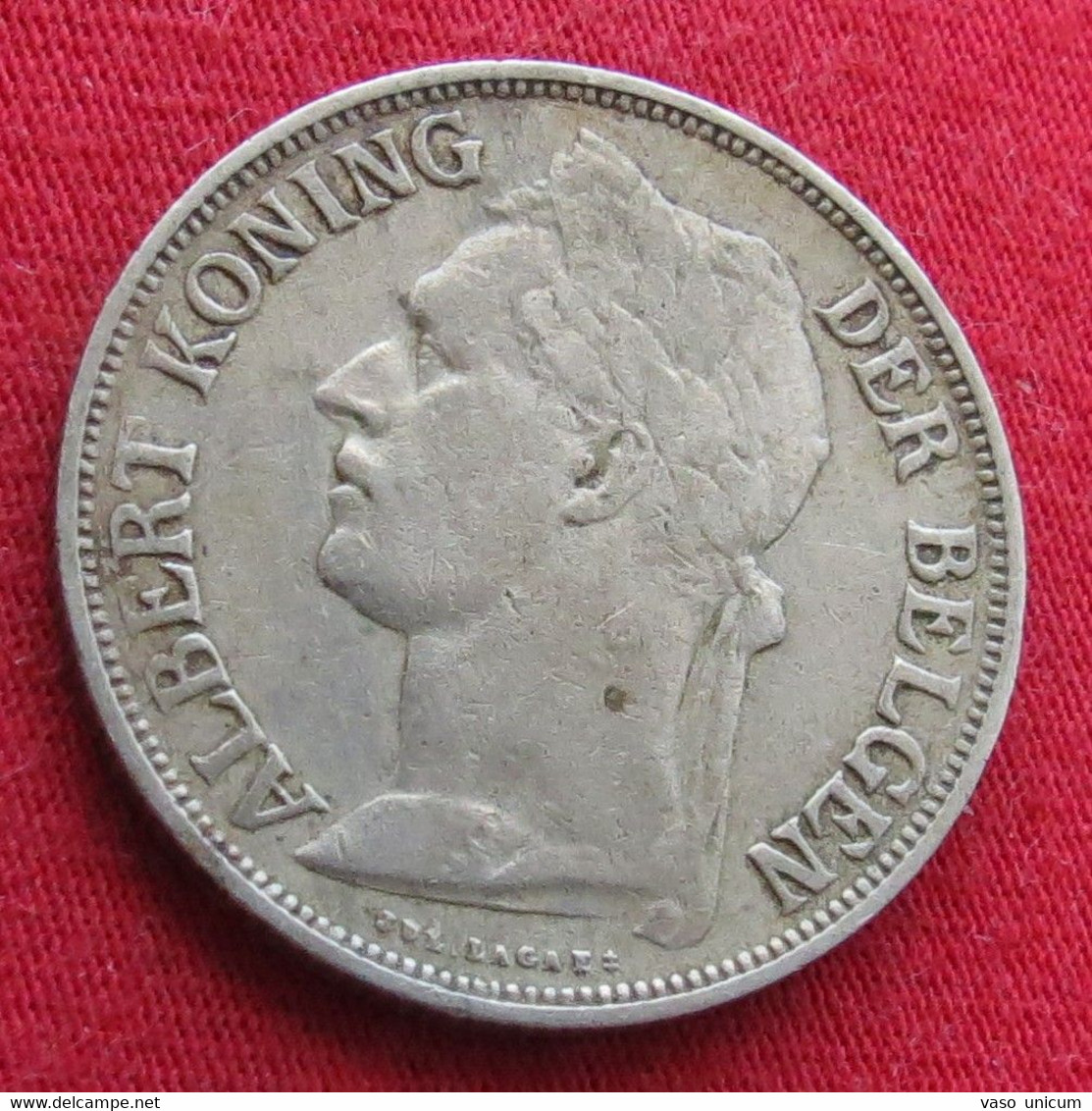 Congo Belgian 1 Franc 1923  Belgish  * * - Other & Unclassified