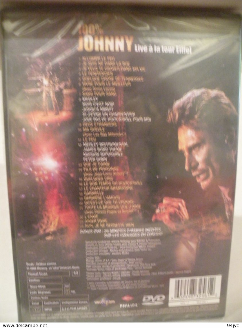 New DVD Concert LIVE "JOHNNY HALLYDAY" Pavillon De Paris 1979 Neuf Sous Cello - DVD Musicaux