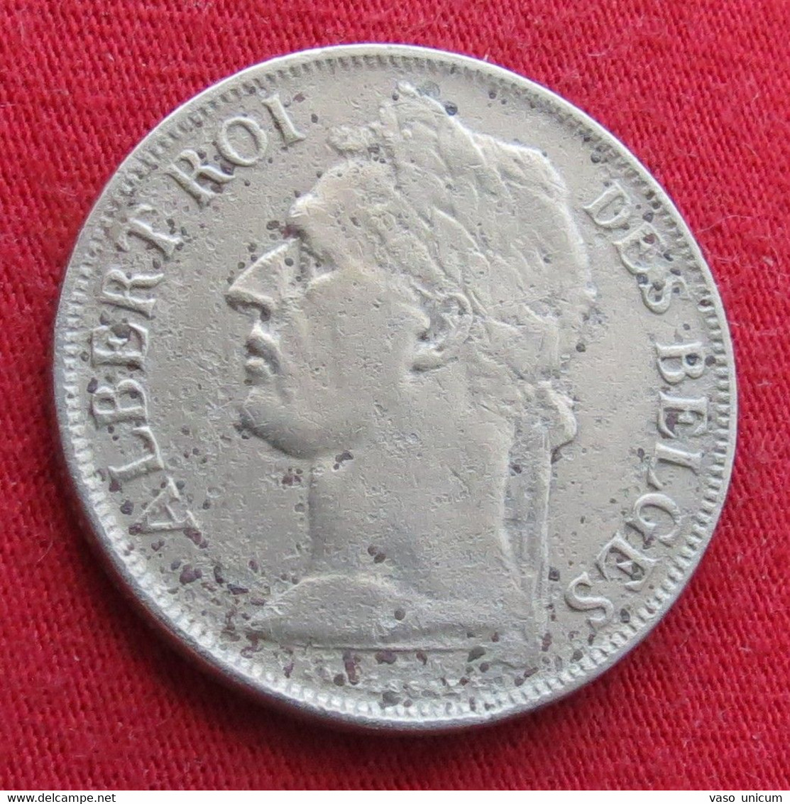Congo Belgian 1 Franc 1924  Belgish  #1 - Andere & Zonder Classificatie