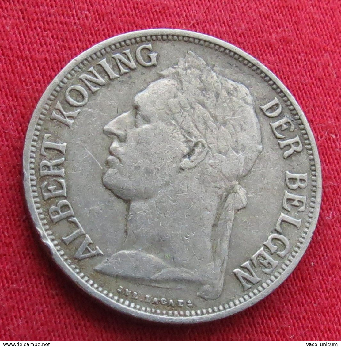 Congo Belgian 1 Franc 1928  Belgish  #1 - Andere & Zonder Classificatie