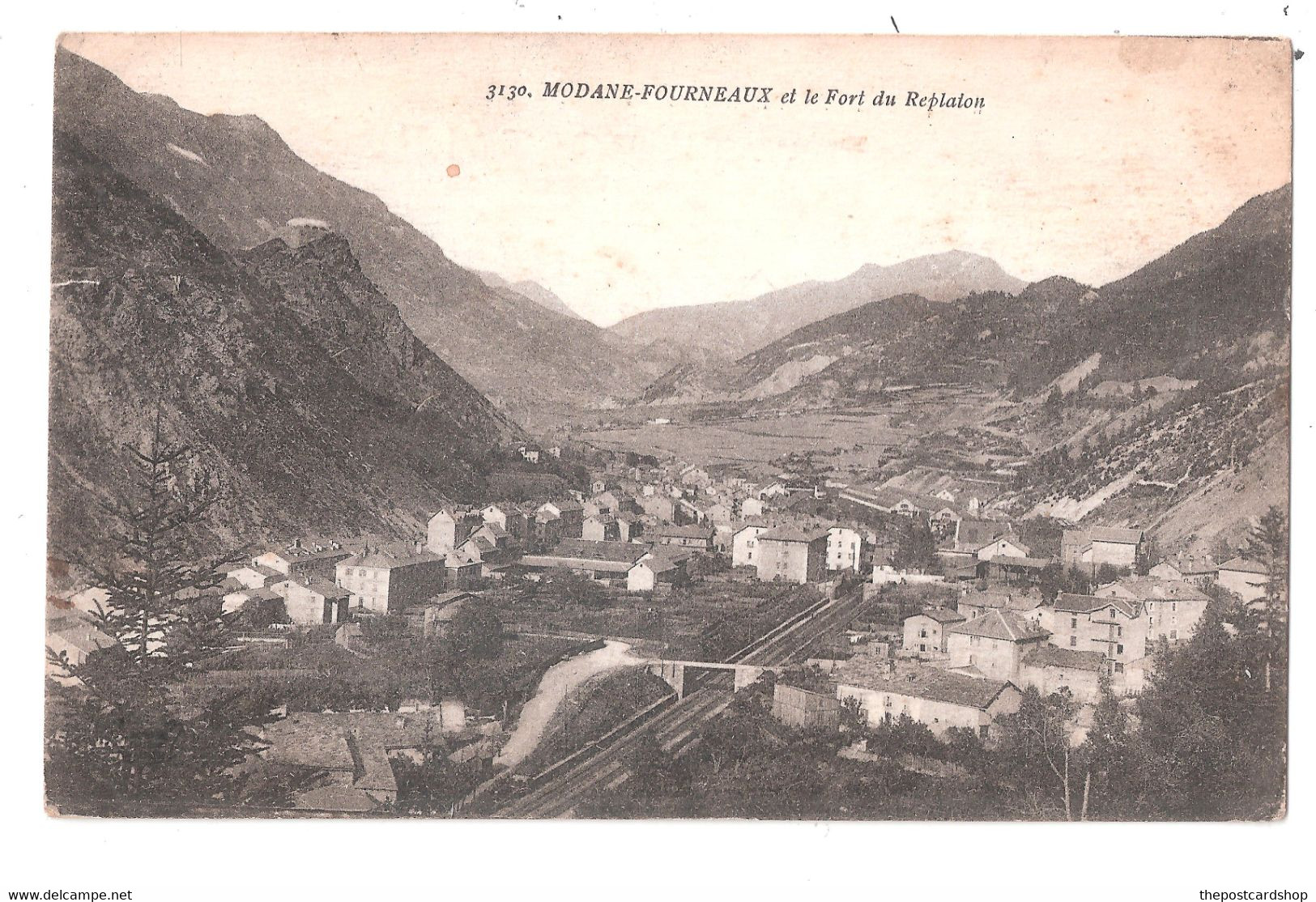 CPA - 3130. MODANE-FOURNEAUX Et Le Fort Du Replaton  Unused - Modane