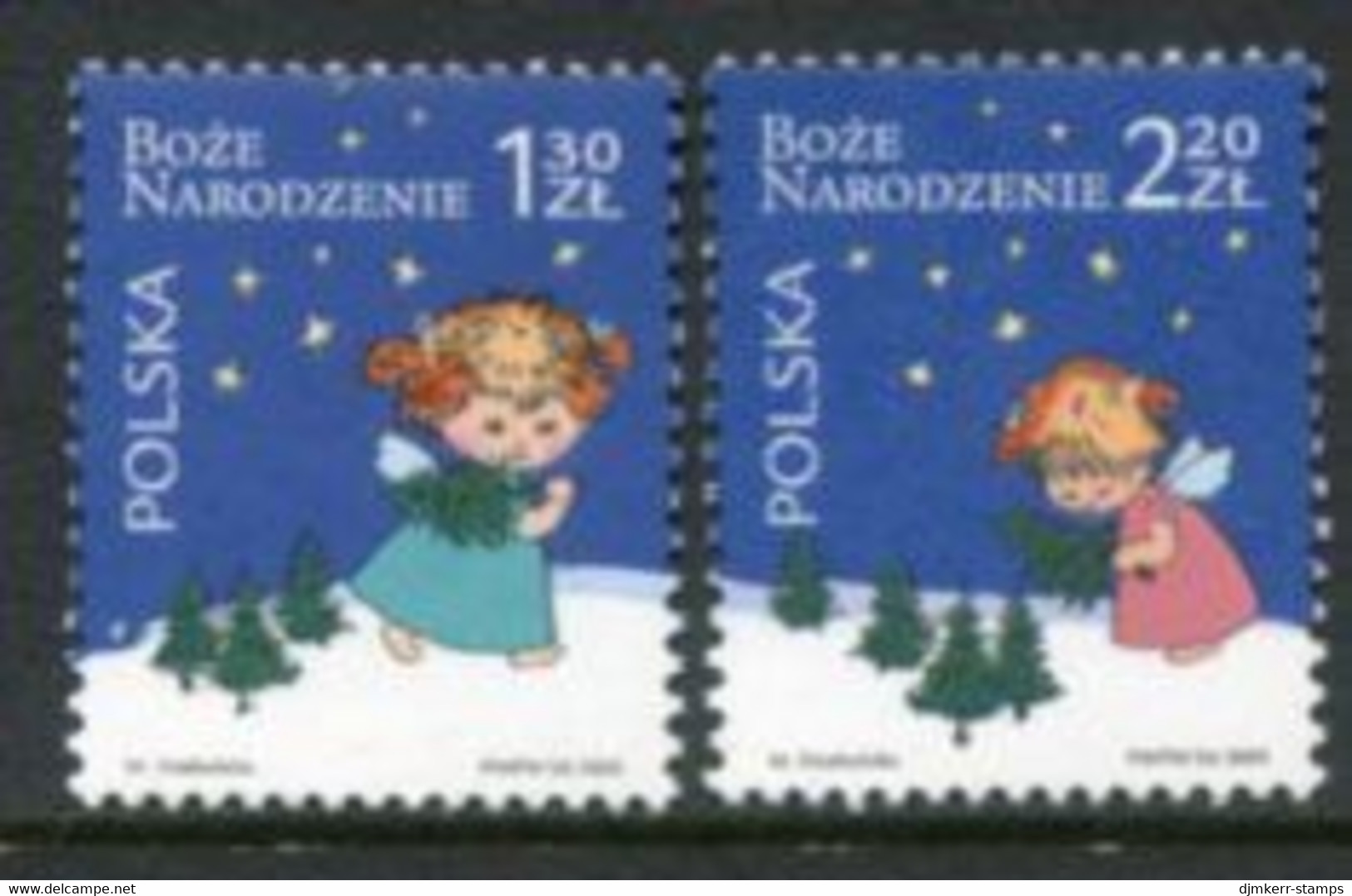 POLAND 2005 Christmas MNH / **.  Michel 4225-26 - Ungebraucht