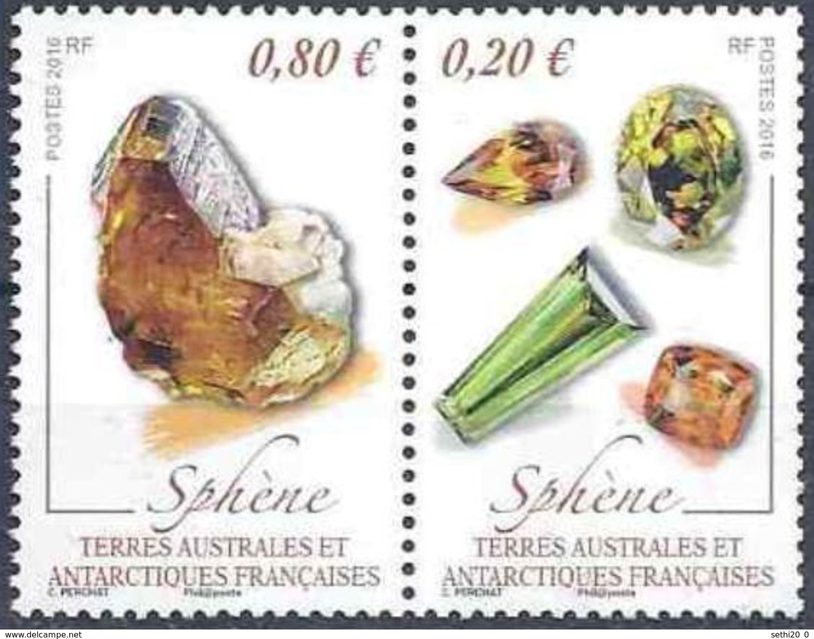 TAAF Minerals Minéraux Sphene - Minerales