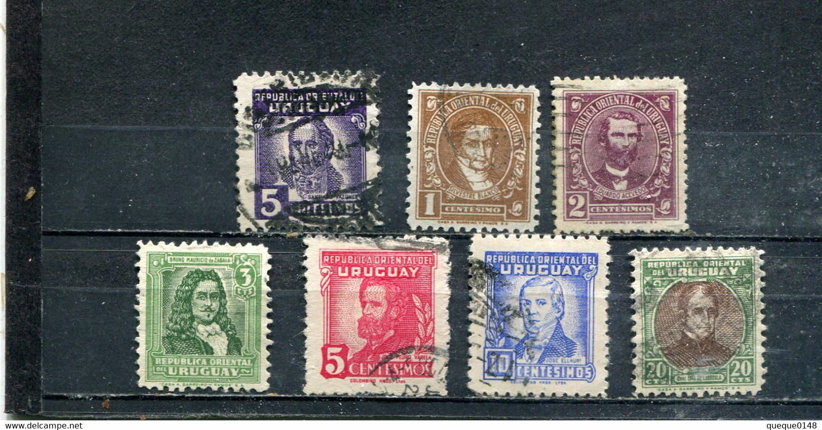 Uruguay 1945-47 Yt 560-566 - Uruguay