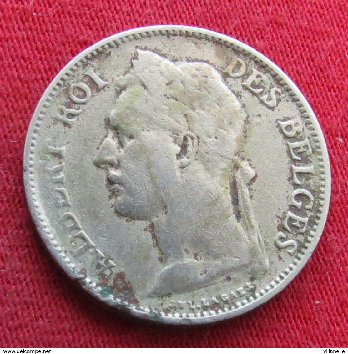 Congo Belgian 50 Centimes 1923 Belgish  #2 Wºº - 1910-1934: Albert I