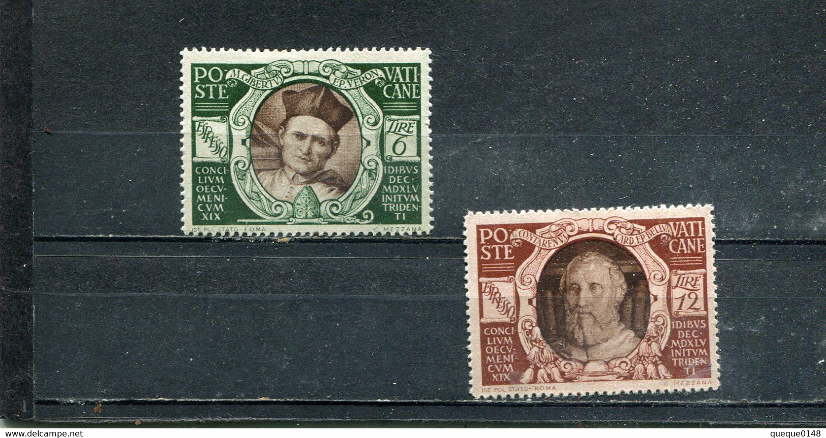 Vatican 1946 Yt 9-10 * - Priority Mail
