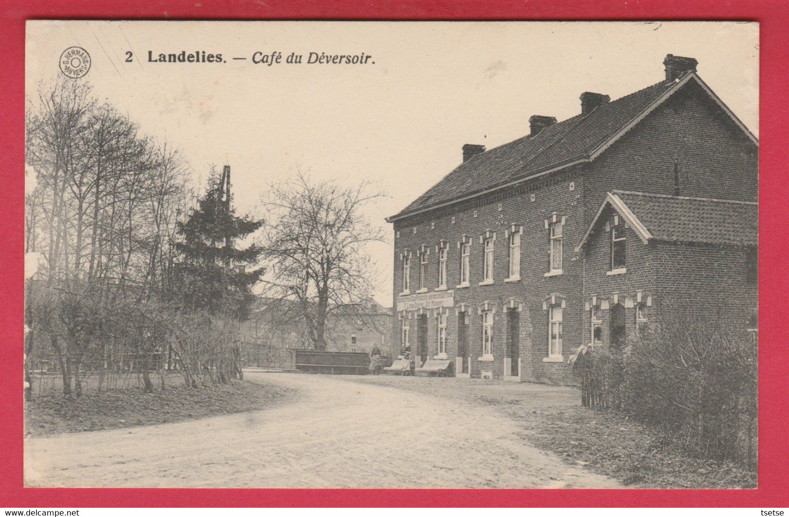 Landelies - Café Du Déversoir - 1931 ( Verso Zien ) - Montigny-le-Tilleul