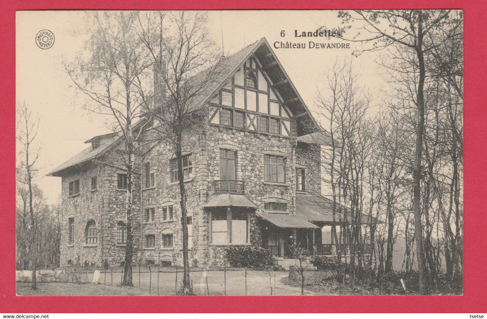 Landelies - Château Dewandre - 1931 ( Verso Zien ) - Montigny-le-Tilleul