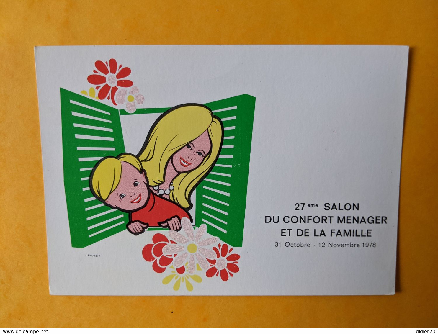 Salon Du Confort Ménager De La Famille Illustrateur Langlet - Fairs