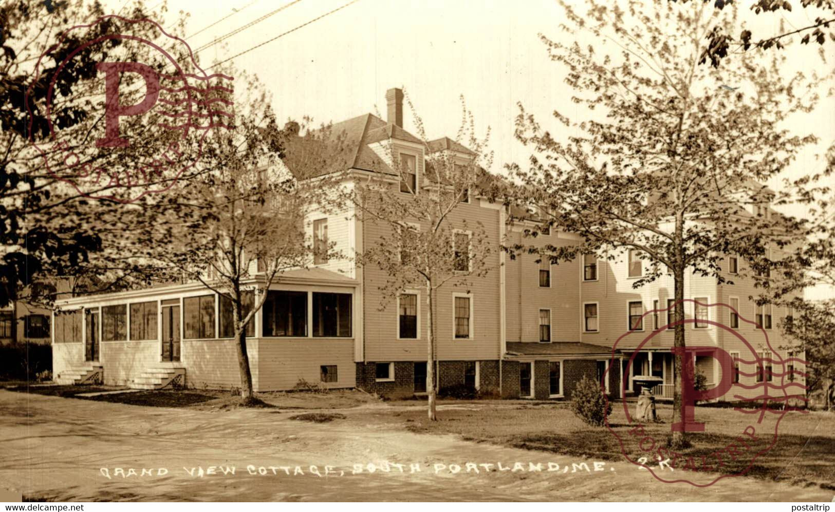 RPPC  SOUTH PORTLAND GRAND VIEW COTTAGE MAINE - Portland