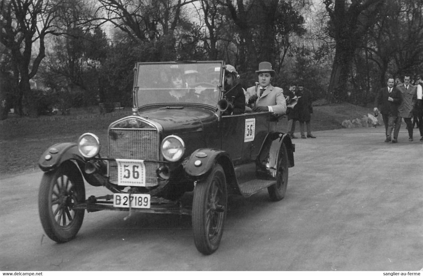 CPA 75 PARIS XVIe BOIS DE BOULOGNE 1928 AUTOMOBILE COURSE DE VOITURES - Arrondissement: 16