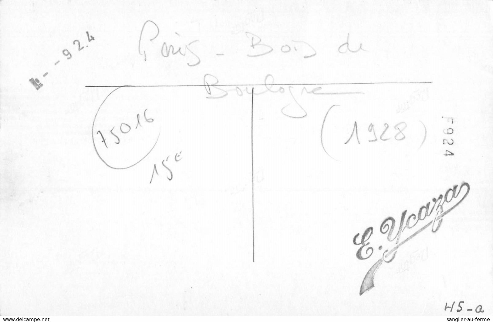 CPA 75 PARIS XVIe BOIS DE BOULOGNE 1928 AUTOMOBILE COURSE DE VOITURES - District 16