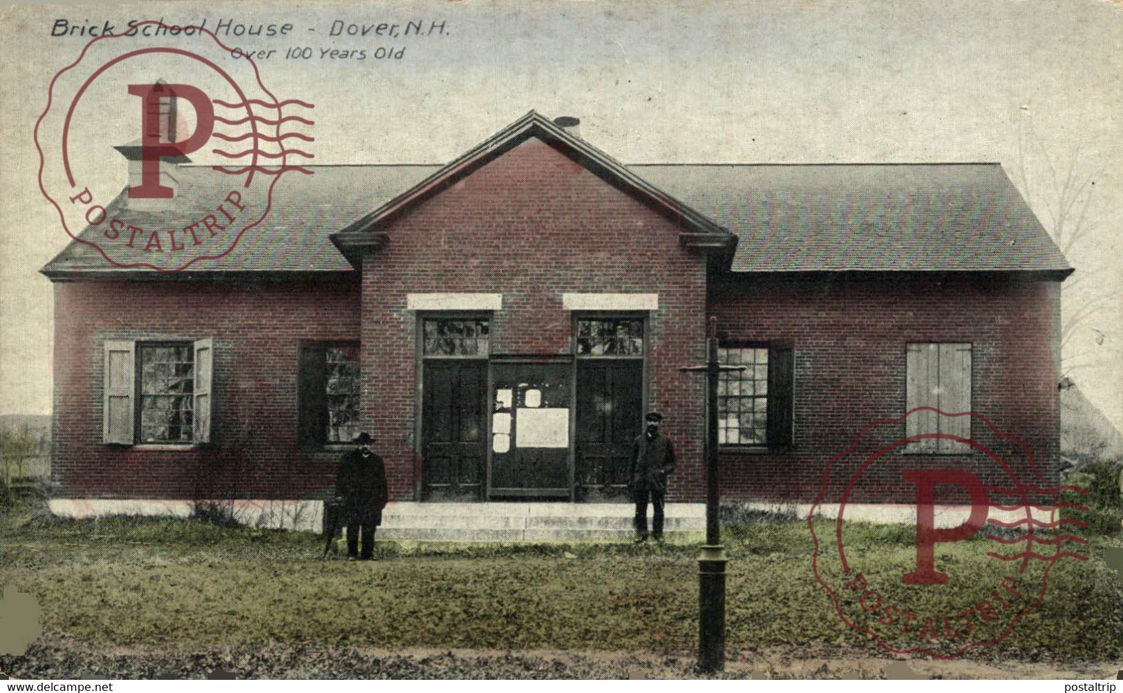 NEW HAMPSHIRE BRICK SCHOOL HOUSE DOVER - Dover