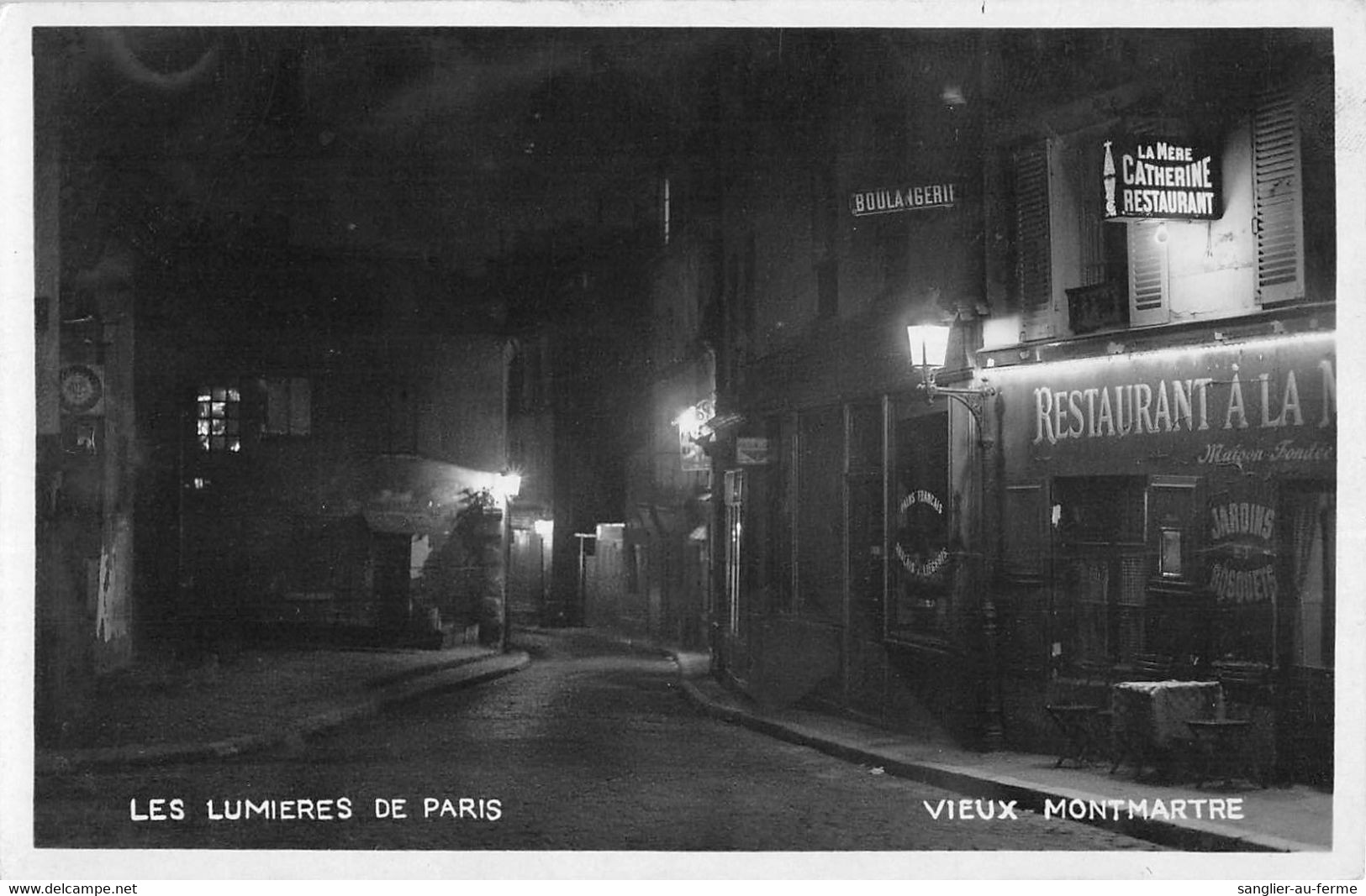 CPA 75 PARIS XVIIIe LES LUMIERES DE PARIS VIEUX MONTMARTRE - Arrondissement: 18