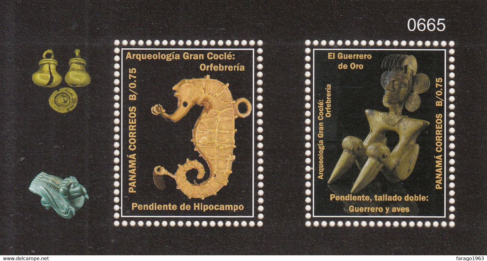 2018 Panama Archaeology  Souvenir Sheet  MNH - Panama