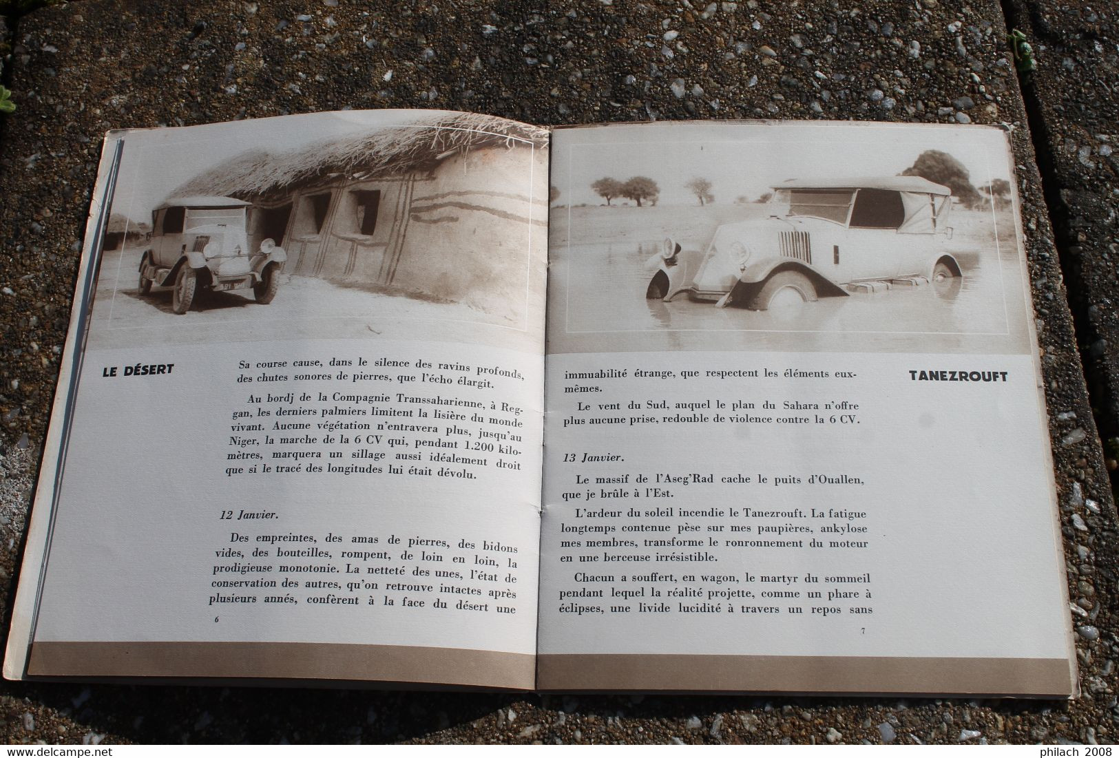 RENAULT 6CV LIVRET PUBLICITAIRE SUR PERIPLE AFRICAIN ANNEES 20 - Autres & Non Classés