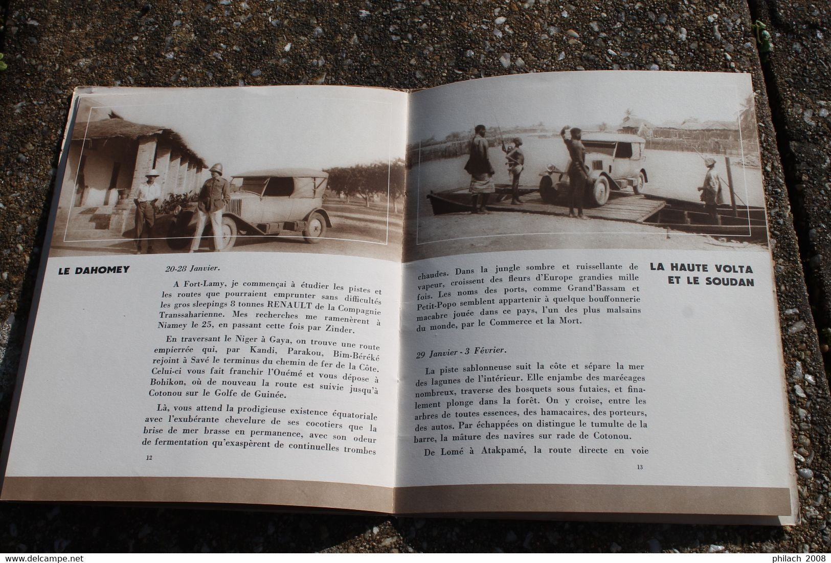 RENAULT 6CV LIVRET PUBLICITAIRE SUR PERIPLE AFRICAIN ANNEES 20