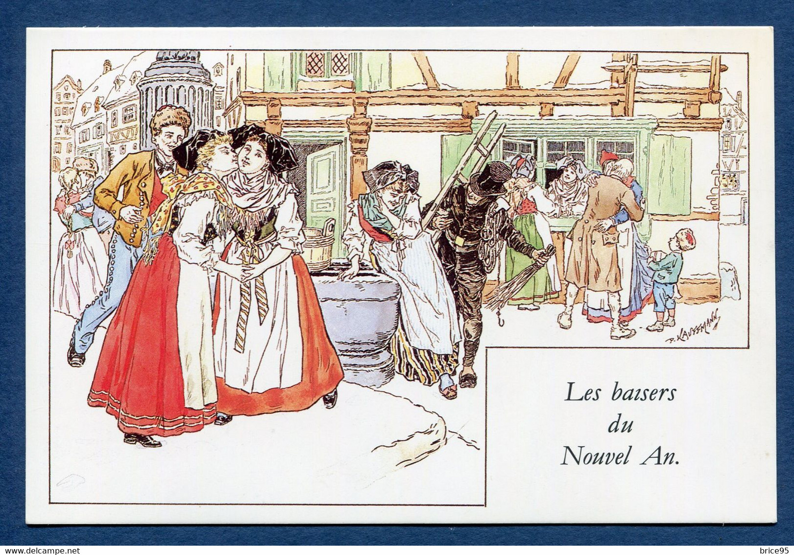 ⭐ France - Carte Postale - Paul Kauffmann - Les Baisers Du Nouvel An ⭐ - Kauffmann, Paul