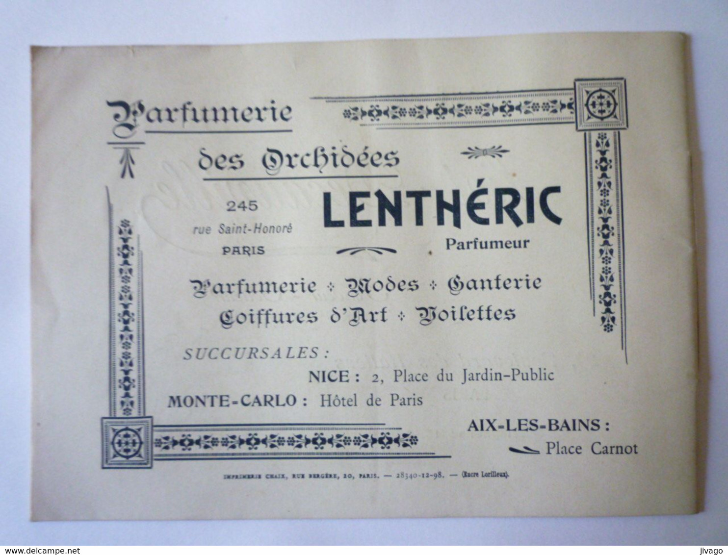 2021 - 2619  PROGRAMME De L'OPERA COMIQUE  1898 - 1899  (22 Pages - Format 18 X 13cm)   XXX - Programmes