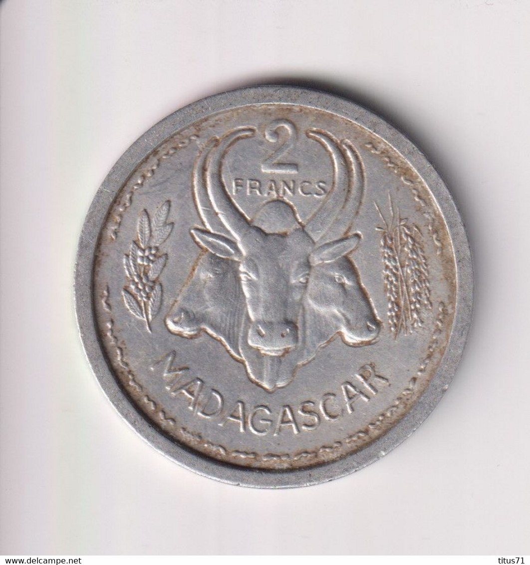 2 Francs Madagascar 1948 - Sonstige & Ohne Zuordnung
