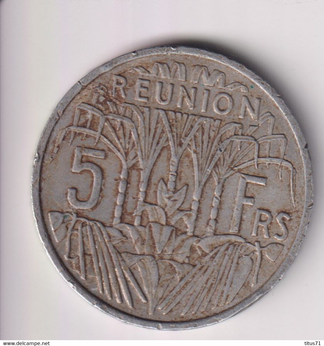 5 Francs Réunion 1955 - Sonstige & Ohne Zuordnung